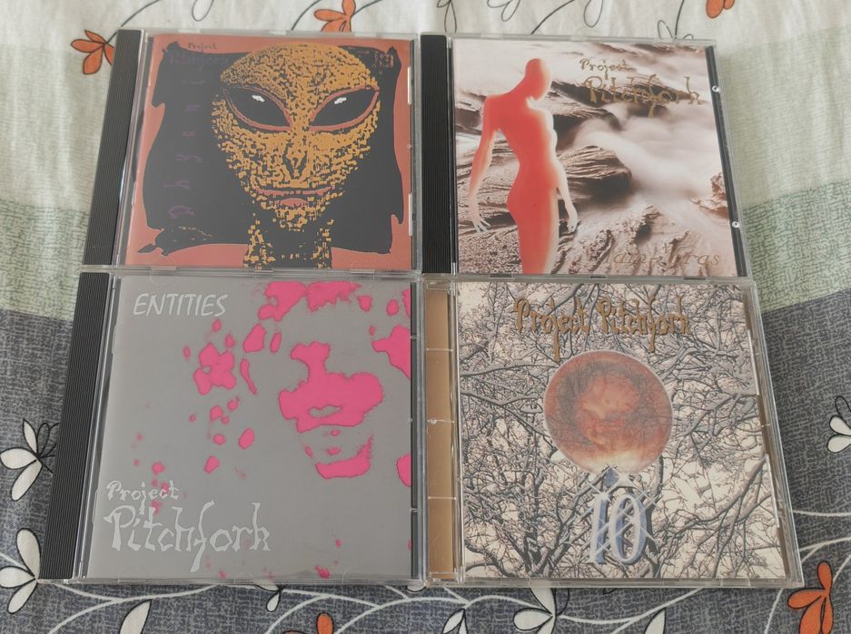 4x CD Project Pitchfork Dhyani Lambras Entities Io  Stan idealny!!