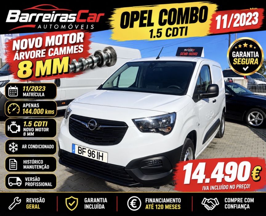 Opel Combo 11/2023 novo motor Iva incluido no Preço