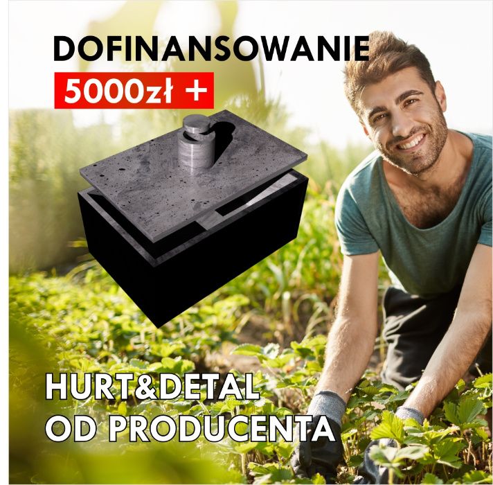 Zbiornik betonowy na deszczówkę Szambo betonowe Szamba PRODUCENT