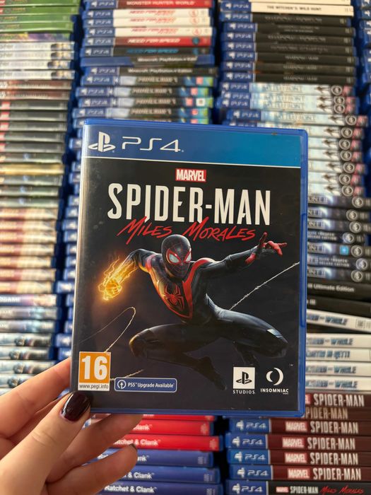 Гра Spider-Man Miles Morales на ps4, диск з грою на пс 4, ліцензія
