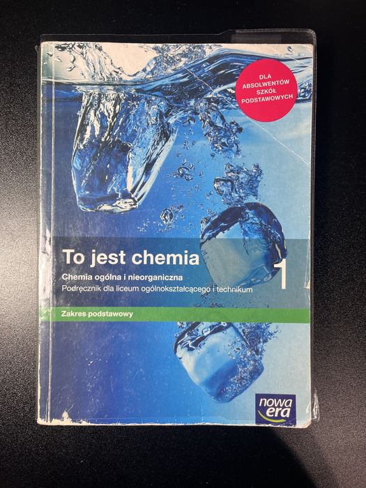 To jest chemia 1 stan dobry obłożona zakres podstawowy