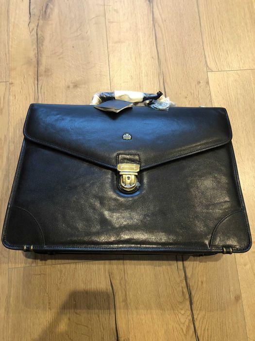 Wittchen - teczka skórzana z trójkątną klapą | kolekcja Arizona