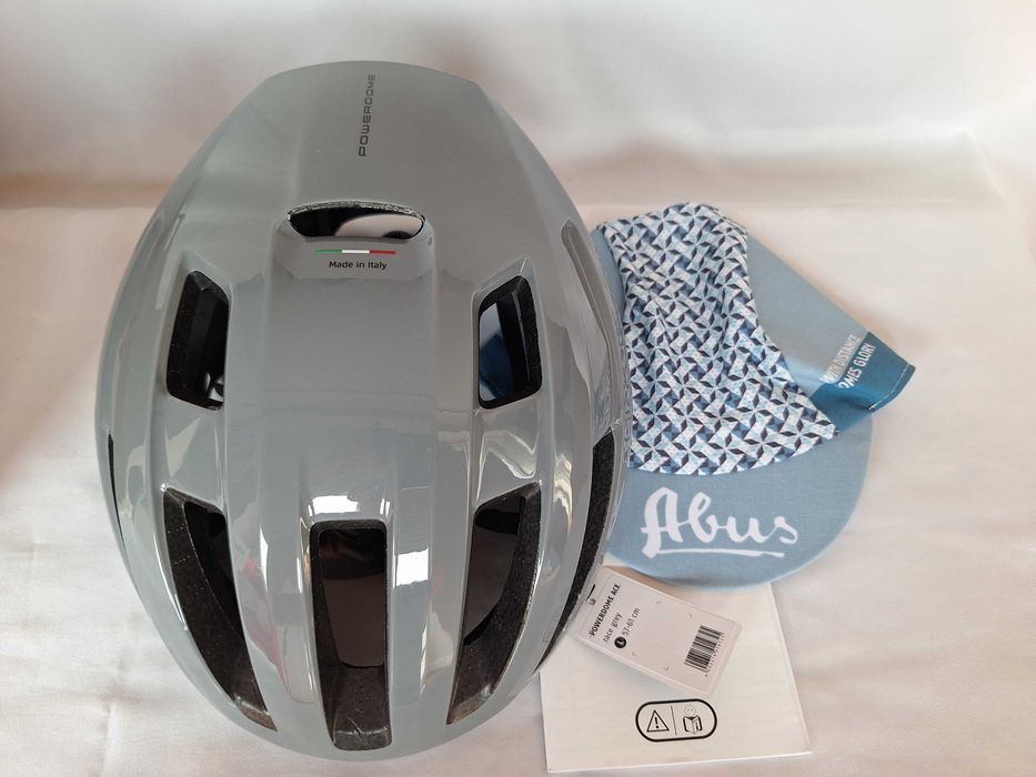 Kask rowerowy Abus Powerdome Ace Race Grey L 57-61cm