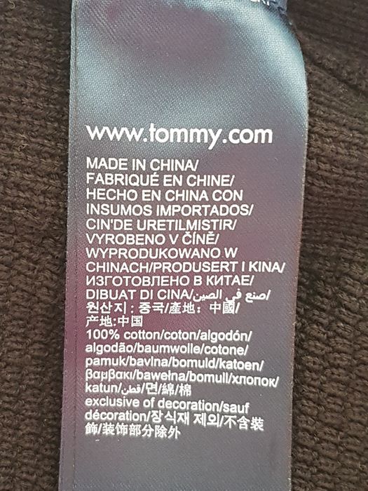Sweter jak nowy Tommy Hilfiger czarny, r. M