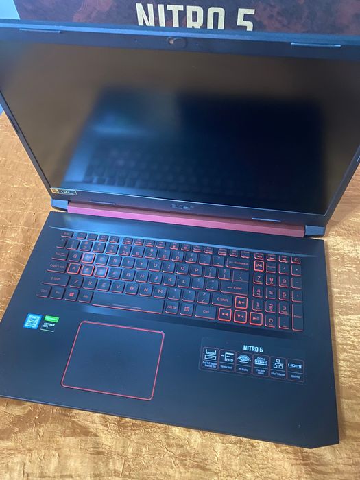 Acer Nitro AN517, 1660Ti 6GB, i7 9TH, 17,3”