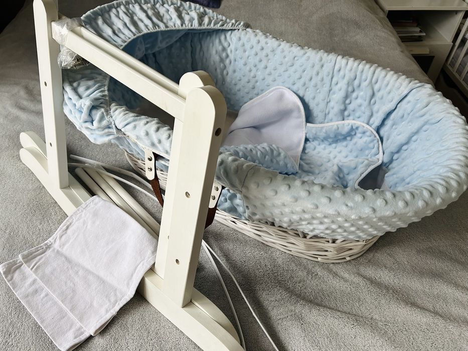 Kosz wiklinowy kołyska dziecięca