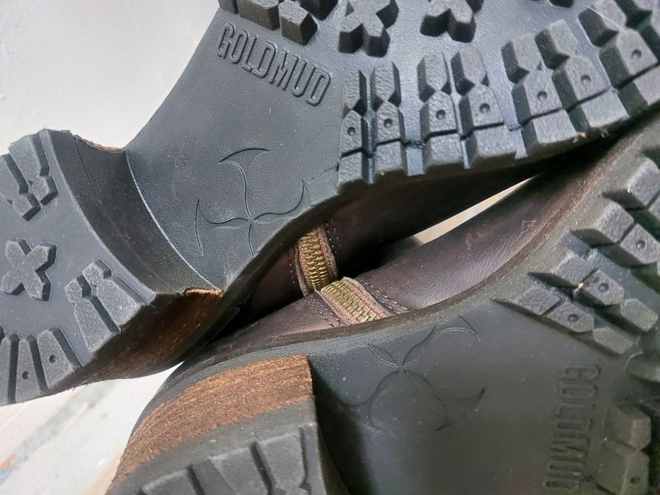 Жіночі шкіряні сапоги goldmud.38 разом.