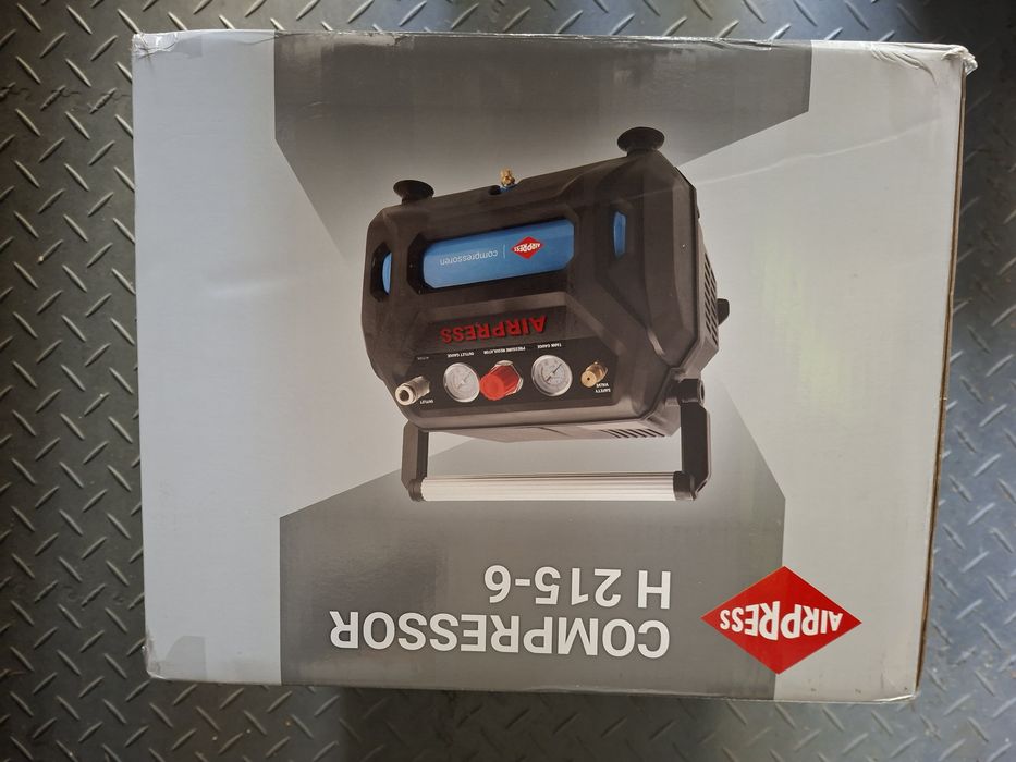 Mały kompresor bezolejowy Airpress H 215-6 8 bar 1.5 KM/1.1 kW 92 l/min 6 l