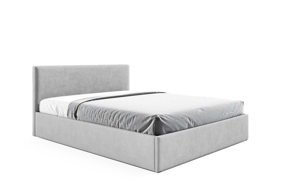 Łóżko tapicerowane BASIC z pojemnikiem stelażem 90/120/140/160/180x200