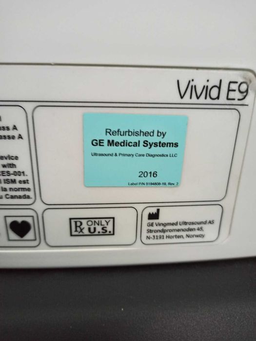 Експертна кардіосистема GE Vivid E9 (2016) M5S-D, 11L-D, 4C-D