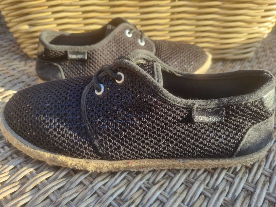 Trampki cenkinowe R37 TOM & ROSE tenisówki sneakersy espadryle