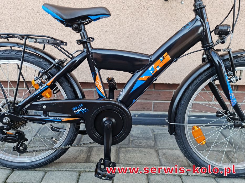 Rower dziecięcy BELLINI koła 20 ALUMINIUM shimano okazja rabat POLECAM