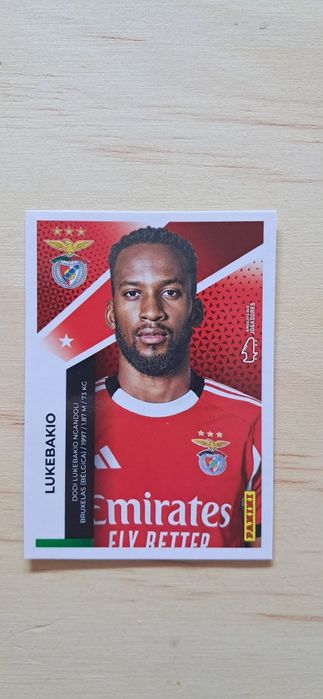 Cromo futebol de Lukebakio(Liga Portuguesa)da Panini