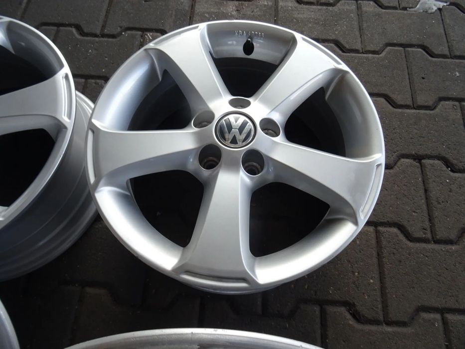 5x100x57 6Jx15 ET40 Volkswagen oryginalne felgi 15