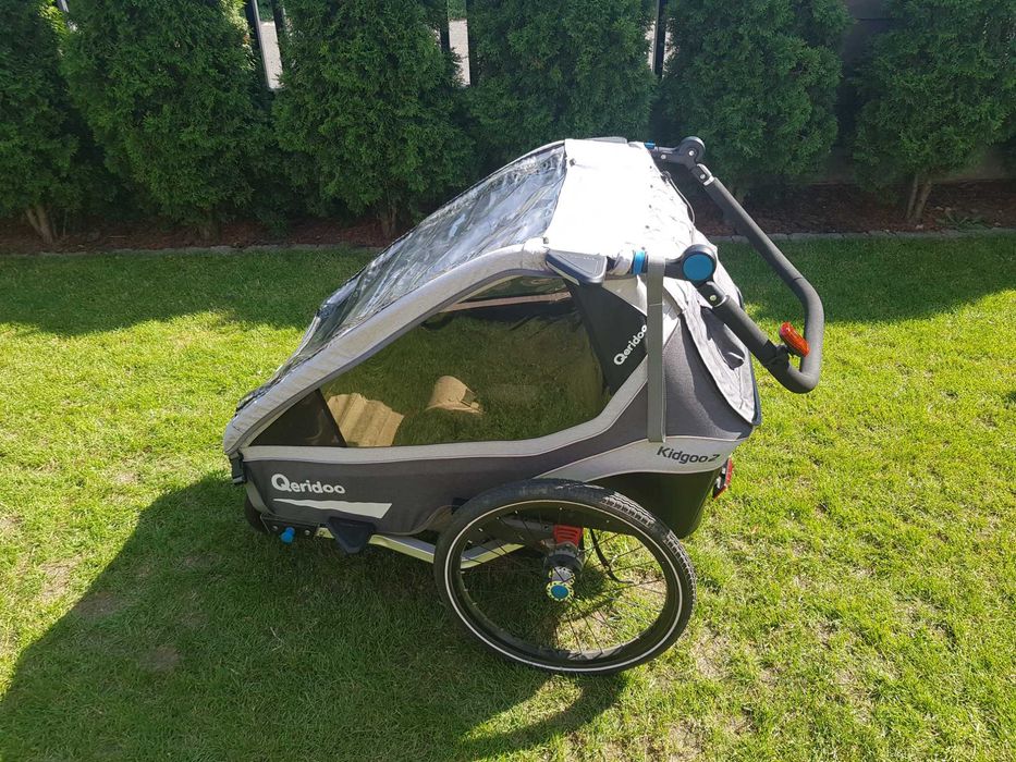 Qeridoo kidgoo 2 przyczepka rowerowa 3w1