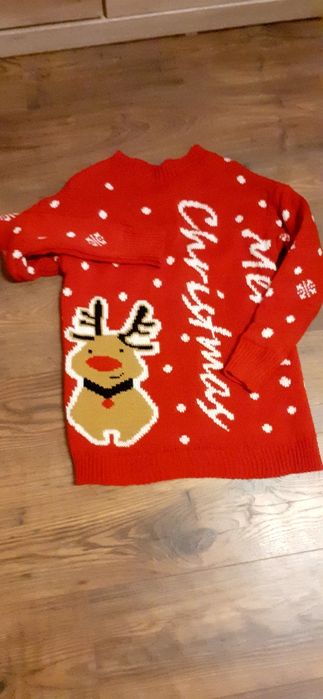 Sweter świąteczny sweter z reniferem rozmiar M jak nowy