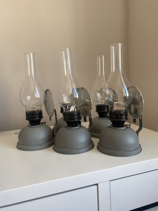 Гасові керосинові лампи скло колби