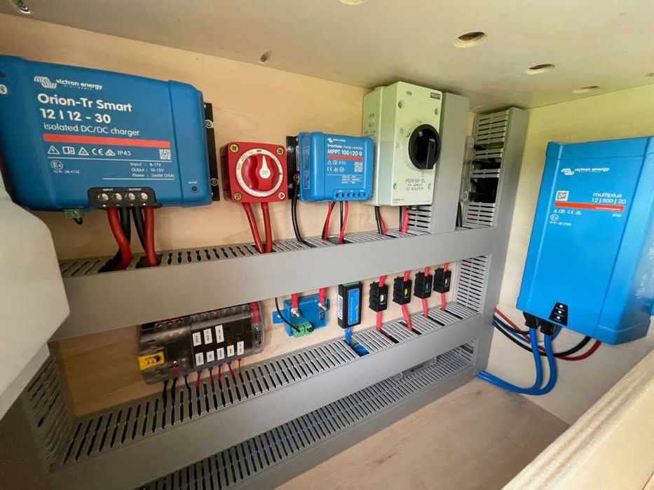 Instalacje OFF-GRID Victron LiFePO4 Kamper Bus VAN Jacht Warszawa