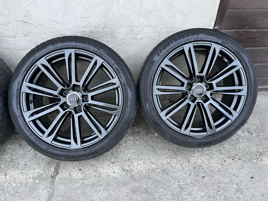 (308)Koła, Felgi 5x112 18” do Audi, Grafit, S-Line