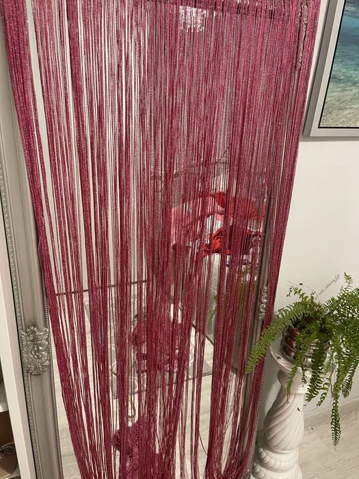 Firsnki mamarony różowe z brokatem dtebrna nitka home and you