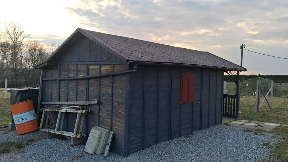 Domek drewniany letniskowy 6x4