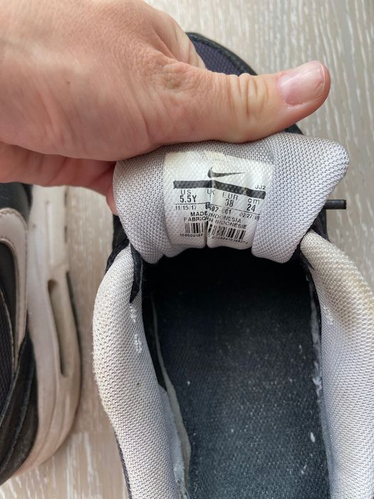 Sneakersy Nike Air Max czarno białe 38