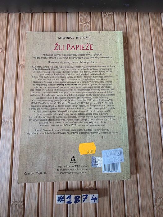 Chamberlin Źli papieże Real foty