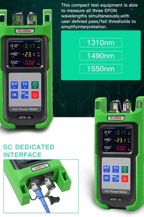 PON Meter (essencial em Telecomunicações)