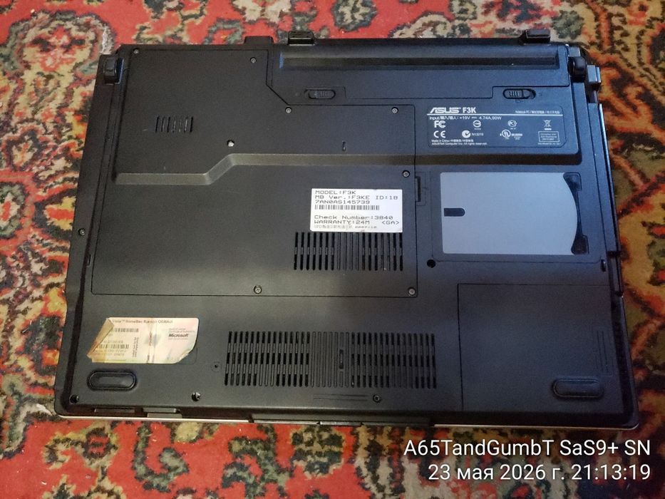 Ноутбук Asus F3K