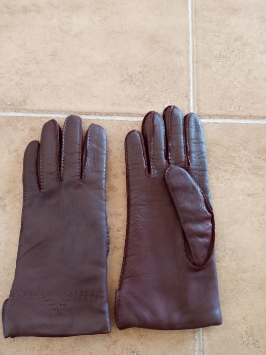 Męskie skórzane rękawiczki