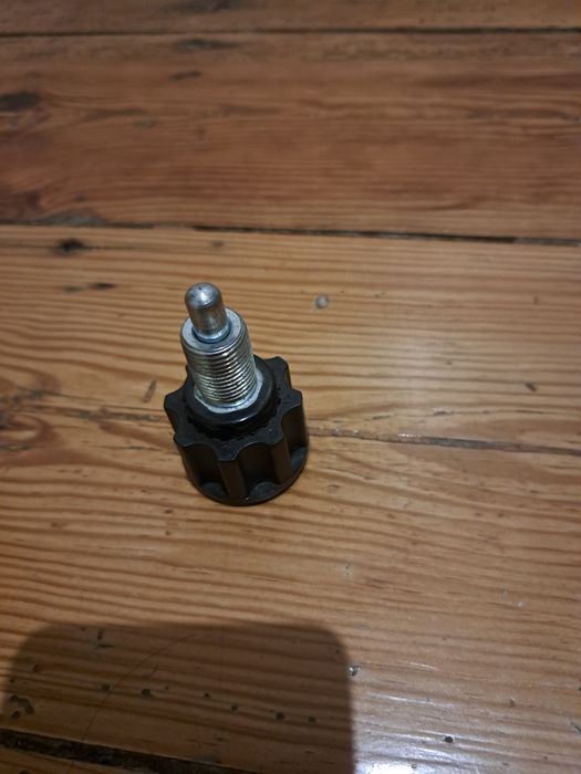 Botão ajuste preto para aparelhos desportivos
