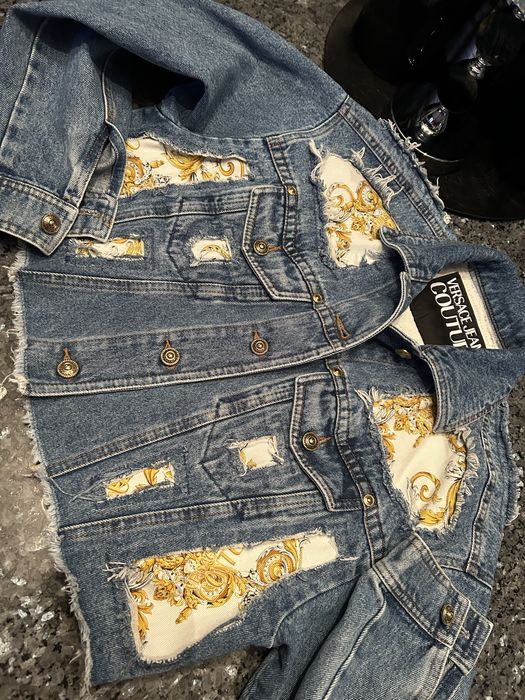Kurtka jeans Versace Jeans Couture-unikat r.M/L