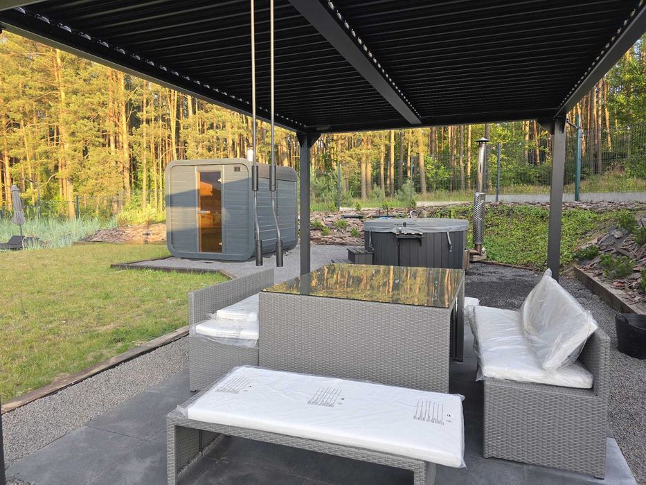Domki z banią sauna Bosko k. Gdańsk  jezioro