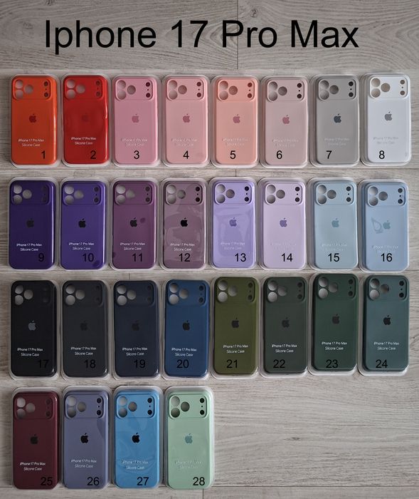 Чохол айфон 17 pro max чехол iPhone 17 про макс silicone case