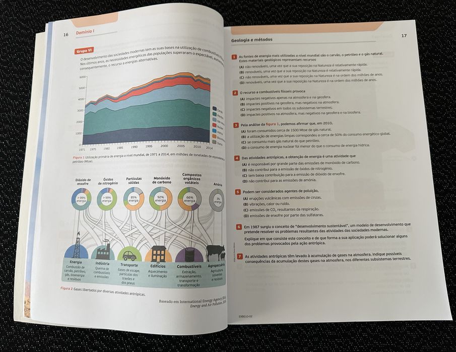 Caderno de atividades / exercícios de Biologia e Geologia 10.º ano