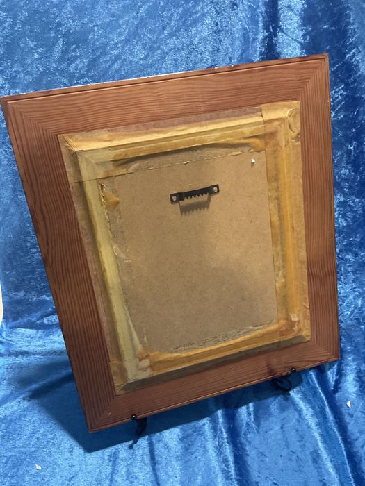Quadro print on card board tema SEVRES vaso 36x41 cm