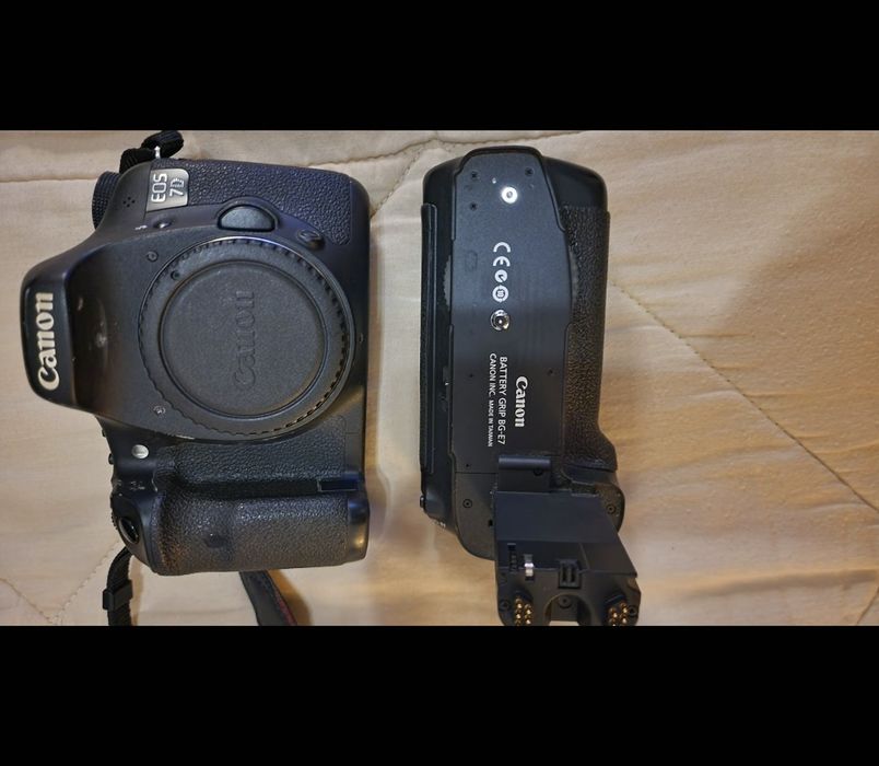 Canon 7D com acompanhamento