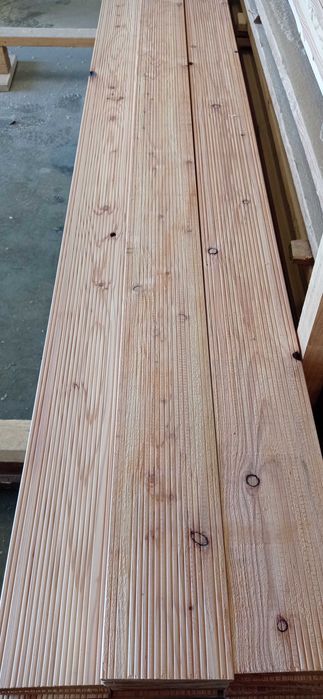 Deska tarasowa 28x145 modrzew europejski klasa BC okazja