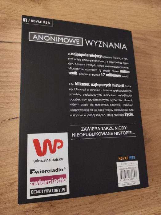 Książka Anonimowe wyznania