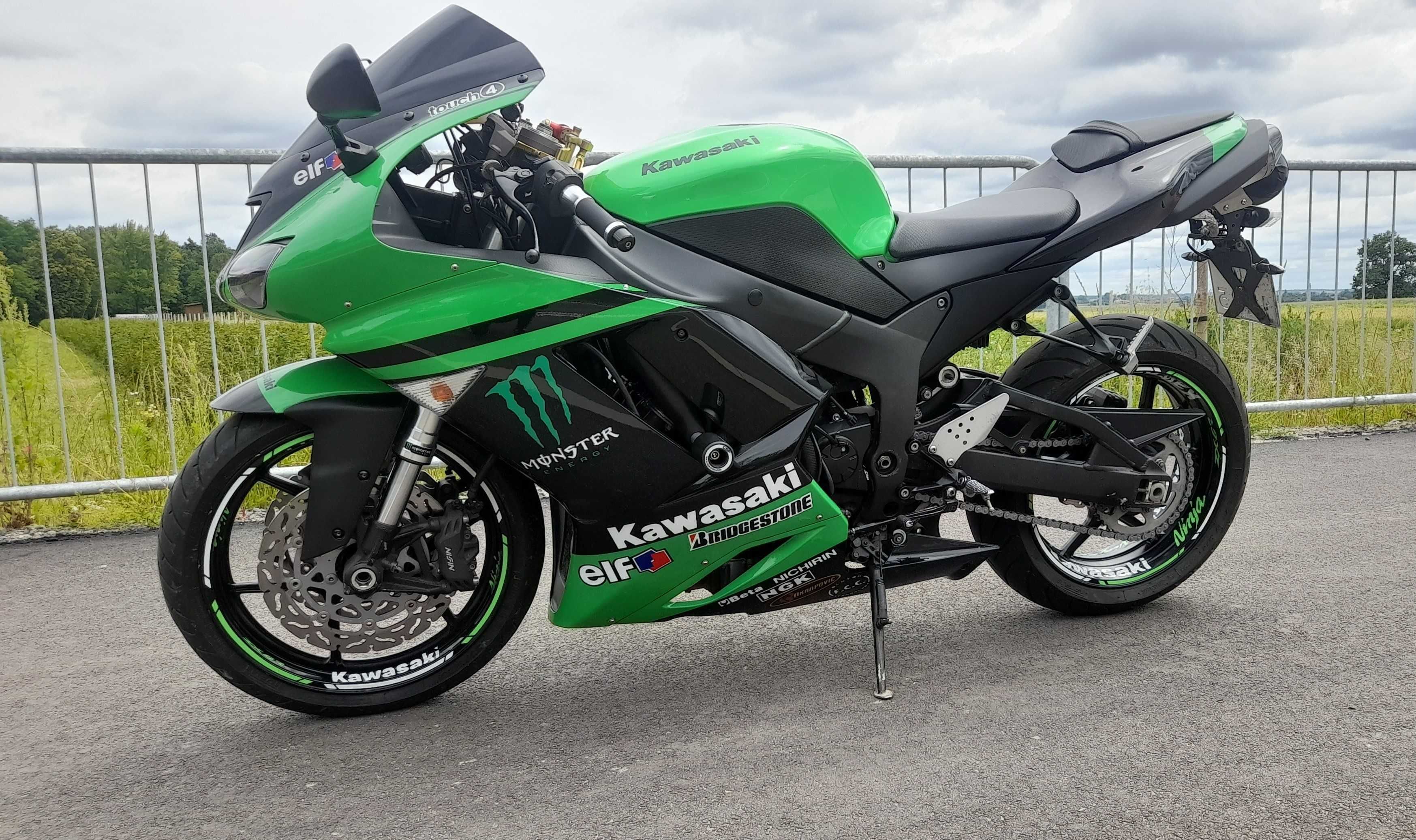 ねね Górna Półka Wzmocniona Kawasaki ZX6R 636 (2009-2012) -Stunt