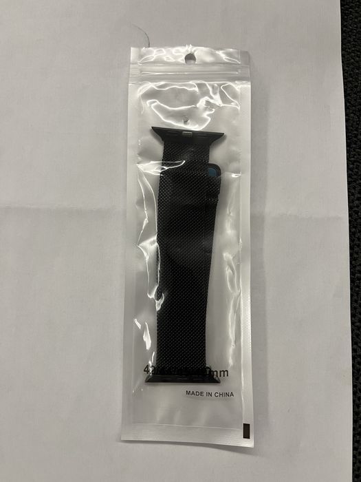 Vendo 2 Braceletes Milanesa em Aço Preto / 44 - 45 - 46 - 47 - 49