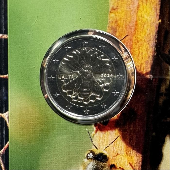 2€ Malta 2024 - Conjunto de duas moedas
