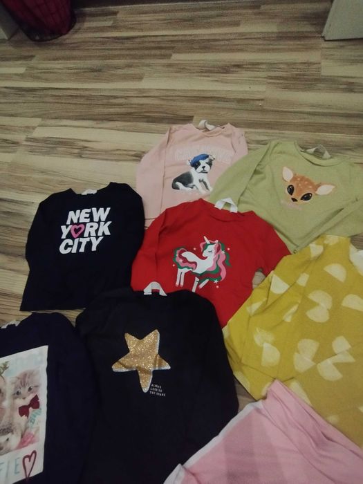 Bluzki z długim rękawem H&M 116/122