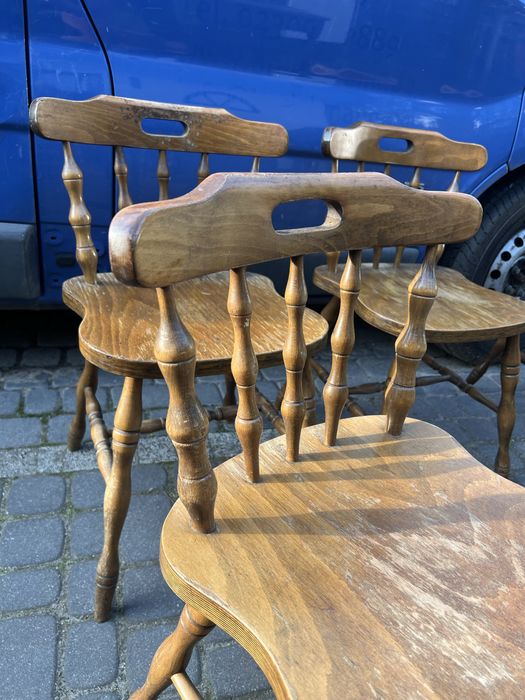 Krzesła PRL Bonanza. 6 sztuk