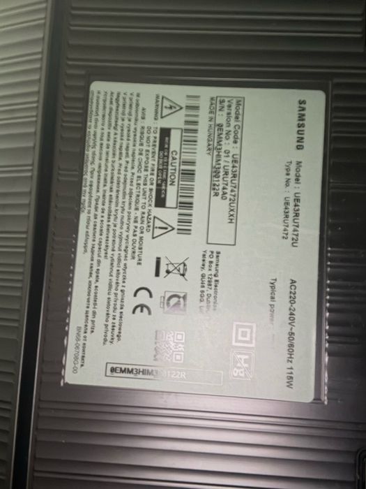 Samsung 43 cale ue43ru7472u