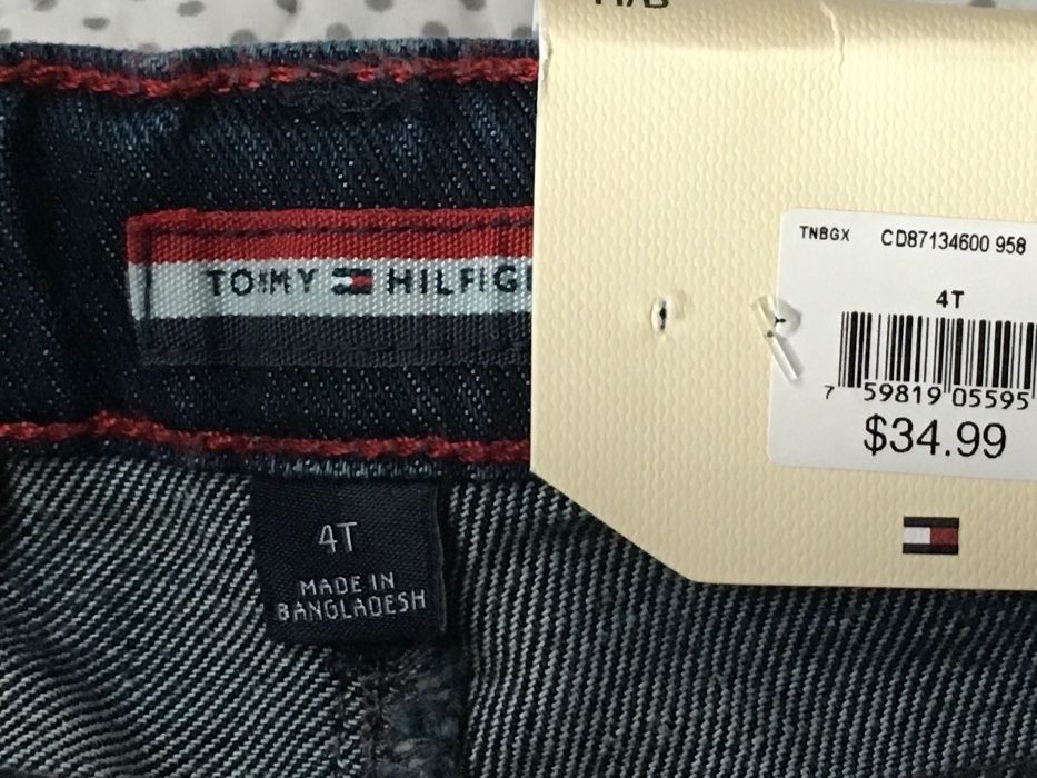 nowe jeansy HILFIGER roz. 104 4lata