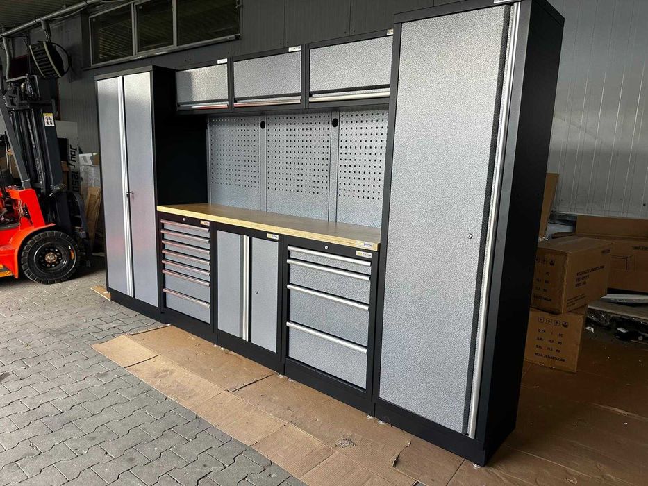 Zestaw Modułowych Mebli Warsztatowych Garażowych VIBER-SYSTEM OPCJA 4