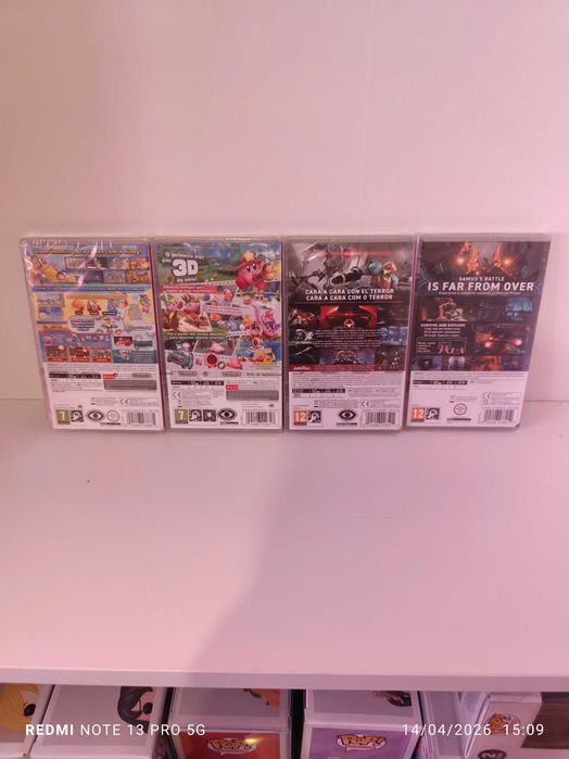Jogos Nintendo Switch Mario, Kirby, Bayonetta, Metroid e Donkey Kong para Nintendo Switch