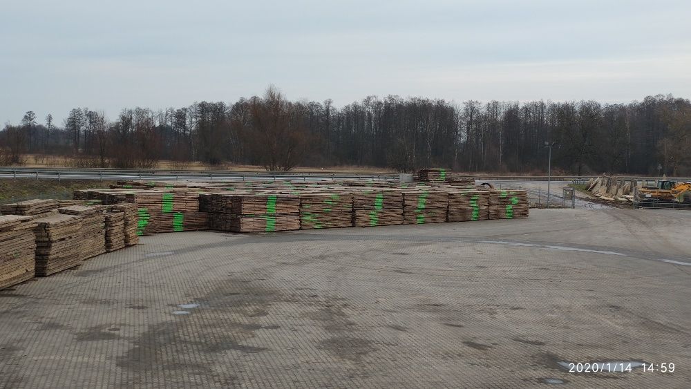 Drewniane Płyty Drogowe 500x100x10