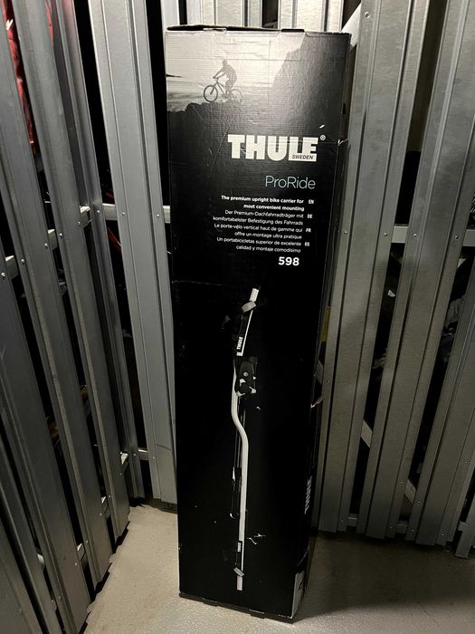 W stanie jak nowe Thule Wingbar Evo 127 (bagażnik dachowy) + Thule Proride 598 (trzy uchwyty na rowery)